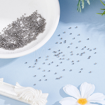 800Pcs 304 Stainless Steel Spacer Beads STAS-BBC0009-76A-1