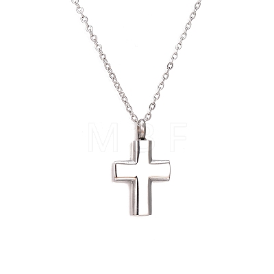 Non-Tarnish Stainless Steel Pendant Necklaces PW-WG93278-01-1