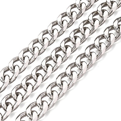 Aluminium Cuban Link Chains CHA-Q001-13P-1