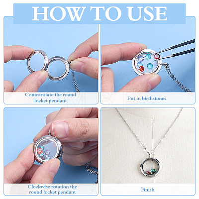 DIY Pendant Necklaces DIY-ME0003-02-1