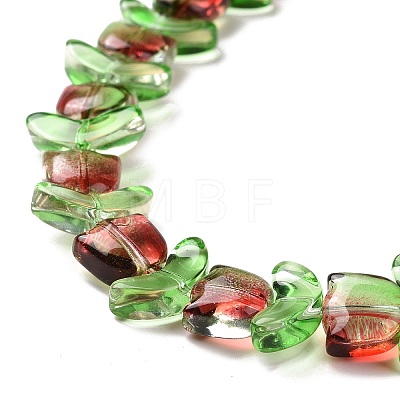Transparent Glass Beads Strands X-LAMP-H061-02K-1