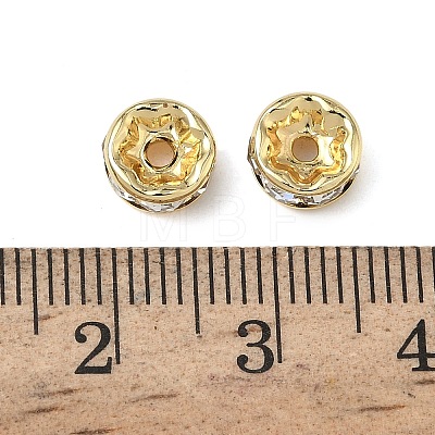 316 Surgical Stainless Steel Rhinestone Spacer Beads STAS-L285-001G-03-1