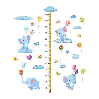 PVC Height Growth Chart Wall Sticker DIY-WH0232-037-1