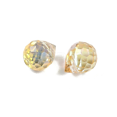 Electroplate Glass Beads EGLA-C008-01A-HP03-1