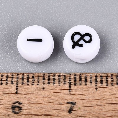 Opaque Acrylic Beads SACR-Q001-10C-1