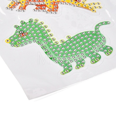 DIY Dinosaur Diamond Painting Stickers Kits For Kids DIY-O016-18-1