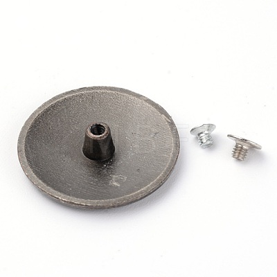 Alloy & Iron Craft Solid Screw Rivet PALLOY-WH0084-23EB-1