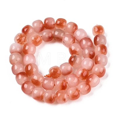 Dyed Natural White Jade Beads Strands G-T138-D11-1