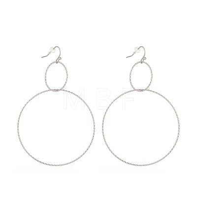 304 Stainless Steel Dangle Earrings X-EJEW-L237-02P-1