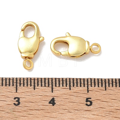 Brass Swivel Lobster Claw Clasps KK-E796-02B-G-1