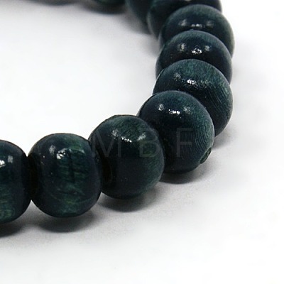 Wood Beads Stretch Bracelets X-BJEW-F028-02-1