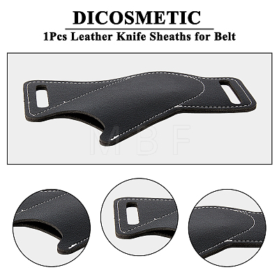 Cowhide Folding Knife Protective Case FIND-WH0126-259A-1