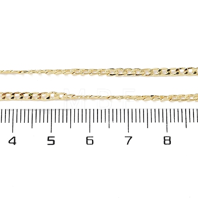 Brass Curb Chains Necklaces for Women NJEW-D302-39G-1