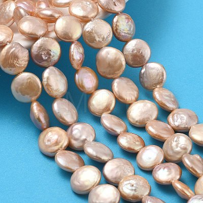 Natural Baroque Keshi Pearl Beads Strands PEAR-P064-18A-02C-1