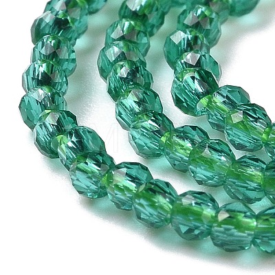 Transparent Glass Beads Strands GLAA-H021-03-17-1