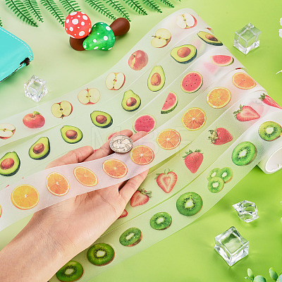 6Rolls 6 Styles PET Tape Stickers for Card Making DIY-TA0015-37-1