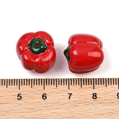 Opaque Resin Imitation Vegetable Beads RE-CBAC4C7-01B-1