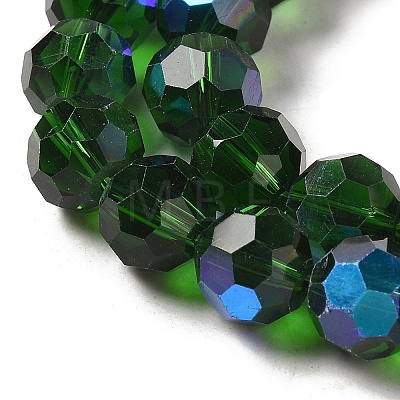 Electroplate Transparent Glass Beads Strands LS-EGLA-A035-T10mm-L10-1