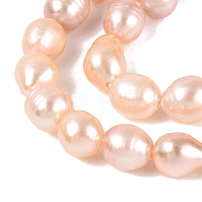 Natural Nucleated Pearl Beads Strands PEAR-N012-02Q-02-1