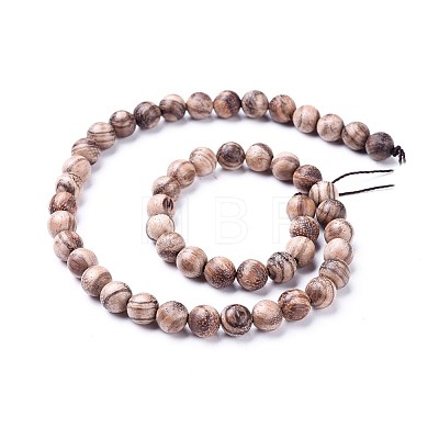 Natural Eaglewood Beads Strands WOOD-F008-06-B-1