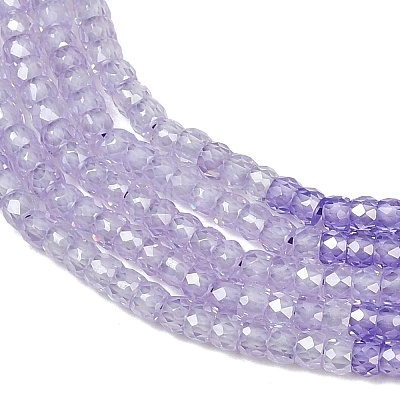Cubic Zirconia Beads Strands ZIRC-P125-2x3mm-20-1