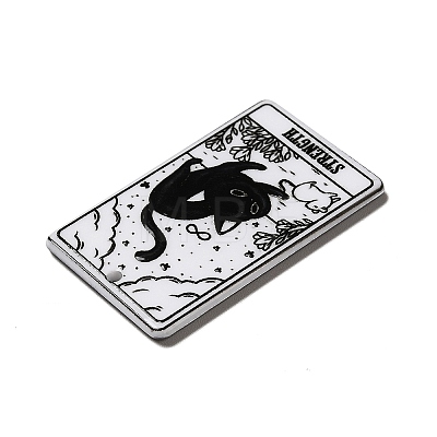 Tarot Theme Printed Acrylic Pendants MACR-G061-04H-1