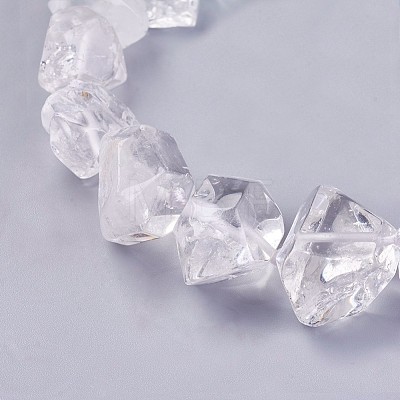 Natural Quartz Crystal Beads Strands G-I201-D-1