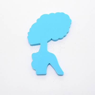 DIY Food Grade Silhouette Silicone Bust Statue Molds DIY-TAC0018-15-1