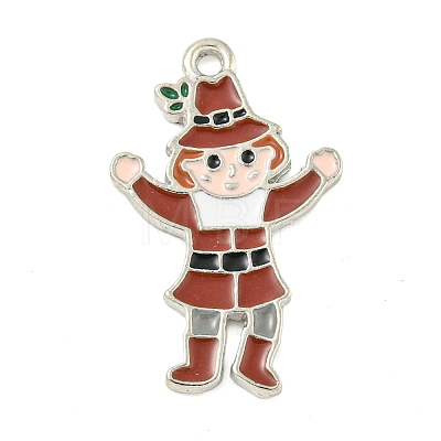 Halloween Theme Alloy Enamel Pendants ENAM-M221-02P-09-1