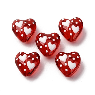 Glass Enamel Beads GLAA-Q125-01A-1