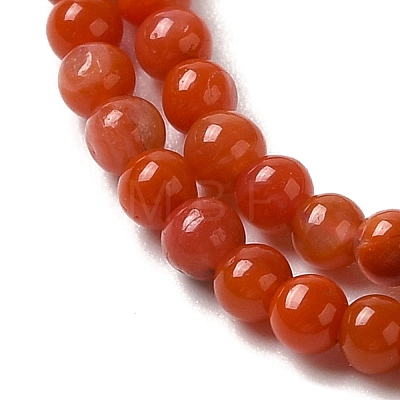 Natural South Red Agate Beads Strands G-B090-A04-01-1