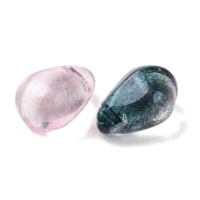 Baking Paint Transparent Glass Pendants GL-CBA5BF9-02-1