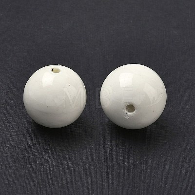 Handmade Fancy Antiqued Glazed Porcelain Beads X-PORC-R408-25mm-12-1