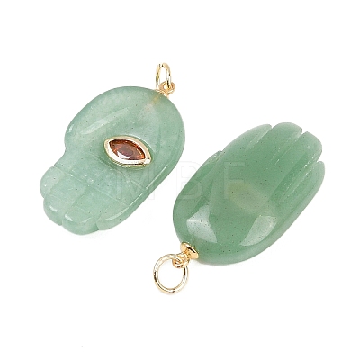 Natural Green Aventurine Pendants X-G-Z134-05A-1
