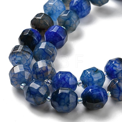 Natural Agate Beads Strands G-C039-D04-1