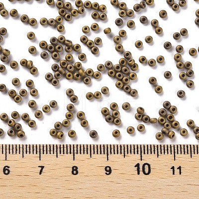 12/0 Grade A Round Glass Seed Beads X-SEED-Q008-M601-1