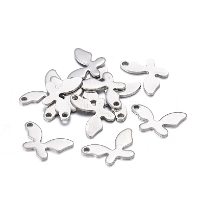 201 Stainless Steel Charms STAS-F255-006P-1