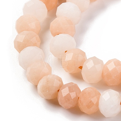 Natural Pink Aventurine Beads Strands G-K380-A07-01-1