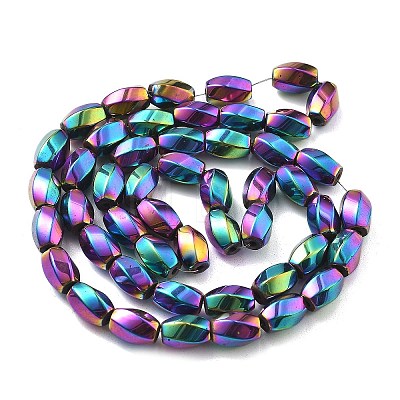 Electroplated Synthetic Non-magnetic Hematite Beads Strands G-P545-G02-02B-1