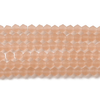 Imitate Austrian Crystal Frosted Glass Beads Strands LS-EGLA-A039-T6mm-MD12-1