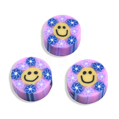 Handmade Polymer Clay Beads X-CLAY-T019-14-1