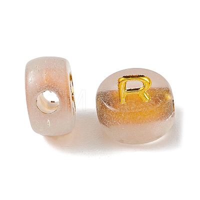 Luminous Transparent Acrylic Beads OACR-P037-01B-R-1