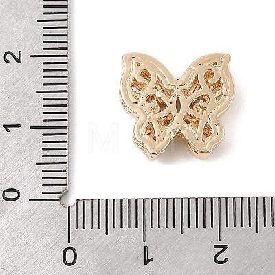 Brass Micro Pave Cubic Zirconia Beads KK-K297-34B-G02-1