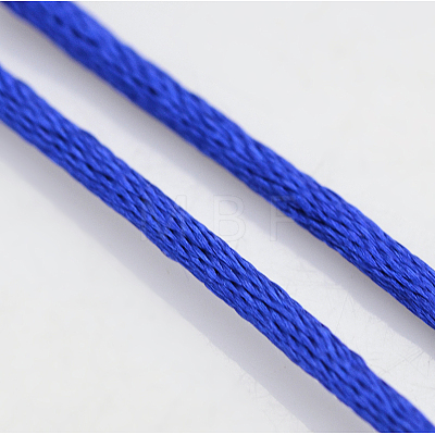 Macrame Rattail Chinese Knot Making Cords Round Nylon Braided String Threads X-NWIR-O001-A-08-1