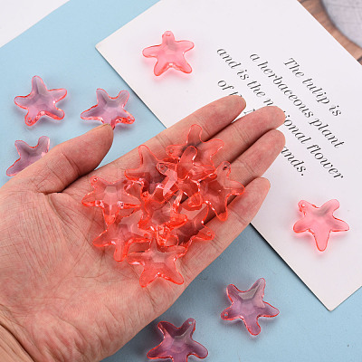 Transparent Acrylic Beads TACR-S154-58B-910-1