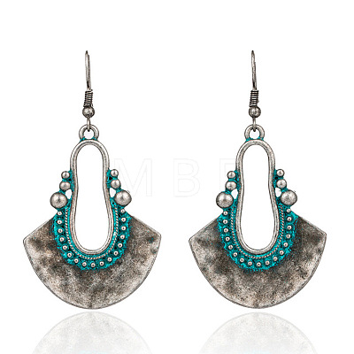 Retro Alloy Earrings for Women - Geometric ST4119386-1