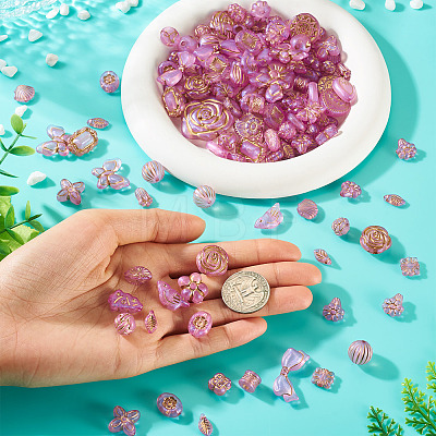 100G Transparent Acrylic Beads OACR-BT0001-05C-1