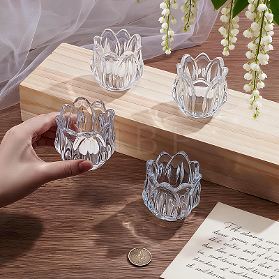 26Pcs Glass Candle Cups AJEW-WA0004-69B-1