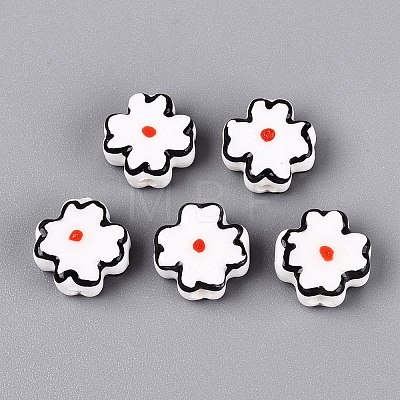 Handmade Porcelain Beads PORC-N012-15A-1