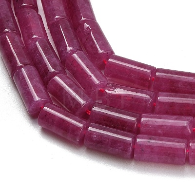 Dyed Natural Malaysia Jade Beads Strands G-C285-B01-01G-1